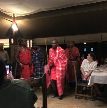 Maasai enertainers